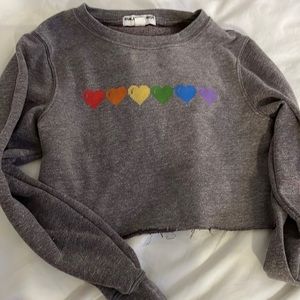 Cropped sweatshirt